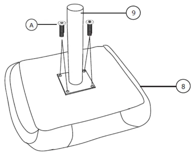MATT BLATT MBPENNYACBA Penny Resting Chair Black PU-14