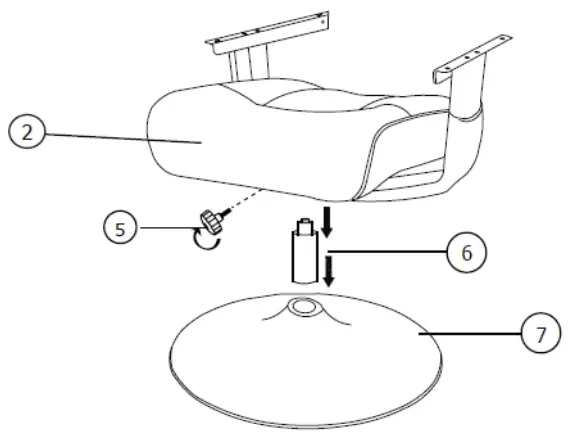 MATT BLATT MBPENNYACBA Penny Resting Chair Black PU-4