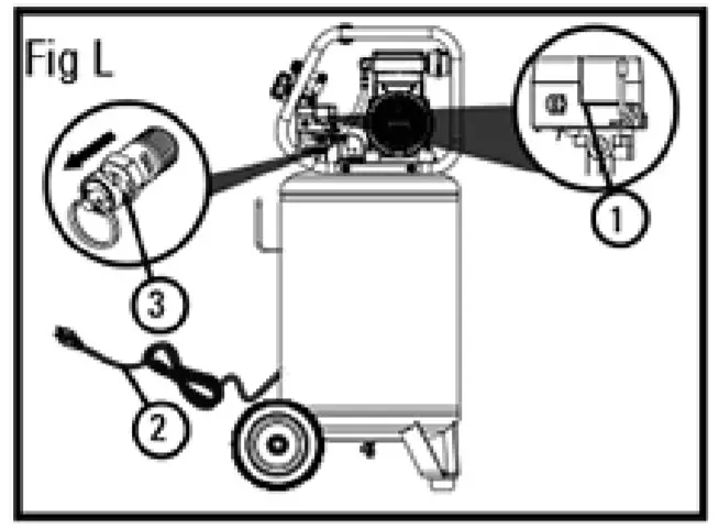 STEALTH SAQ-12018 20 Gallon Air Compressor-fig l