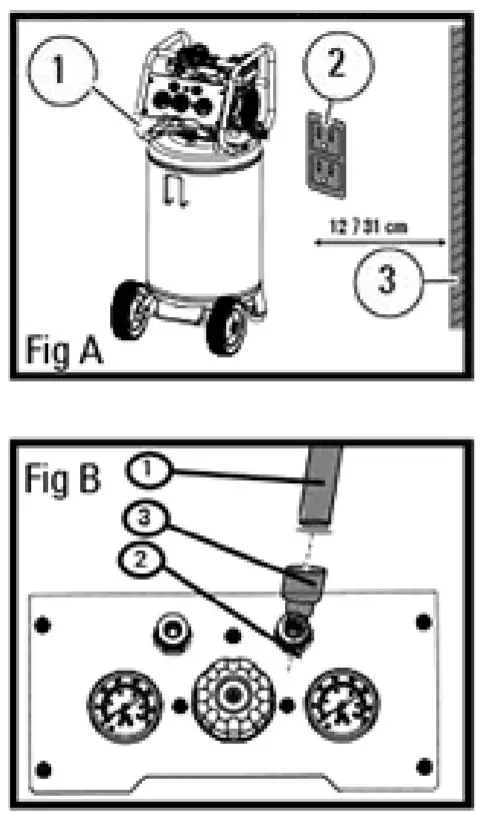 STEALTH SAQ-12018 20 Gallon Air Compressor-fig