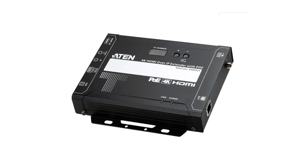 Aten Vancryst 4k Hdmi Over Ip Extender With Poe Ve8952 User Guide