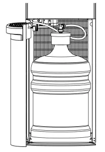 OASIS BXM1SHS Maxxfill Flex Convertible Bottom Load POU Hot and Cold Water Dispenser - fig