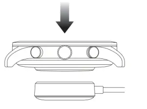 ZEPP A1934 Classic Lock Smart Watch - Charging