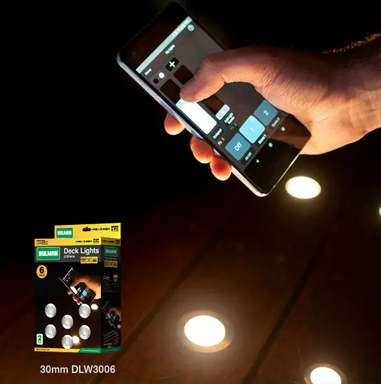 HOLMAN 30mm DLW3006 Warm White Deck Lights