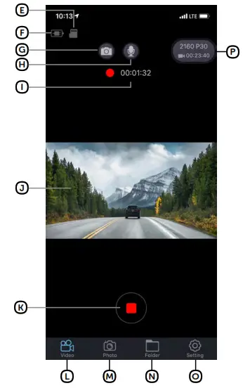 LAMAX Electronics T10 4K GPS - APP CONTROLS