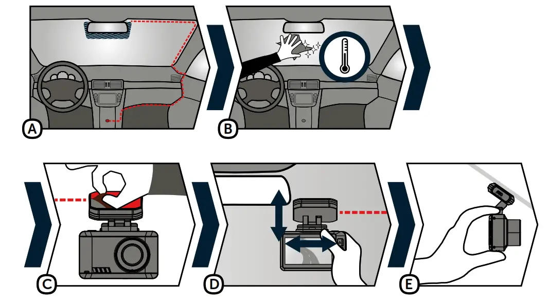 LAMAX Electronics T10 4K GPS - WINDSCREEN