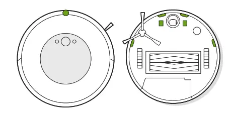 iRobot Roomba i1 Wi Fi Connected Robot vacuum Cleaner - Base charging contacts