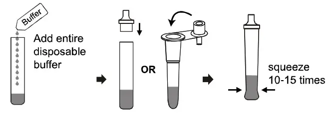 JusChek COVID-19 Antigen Rapid Test - SPECIMEN PREPARATION