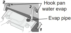 Panasonic NR TV341B Refrigerator - Hook pan