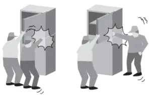 Panasonic NR TV341B Refrigerator - doors