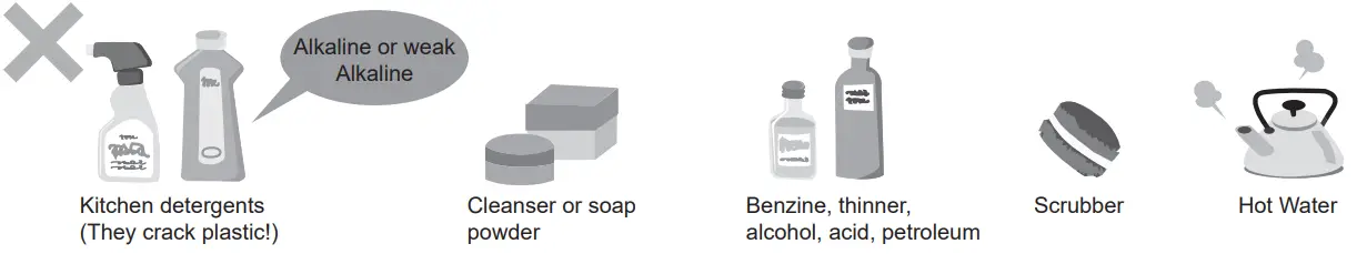 Panasonic NR TV341B Refrigerator - items