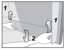 Panasonic NR TV341B Refrigerator - shelf
