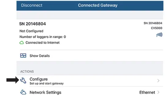 CX5000 Gateway and Onset InTemp Data Loggers - Configure