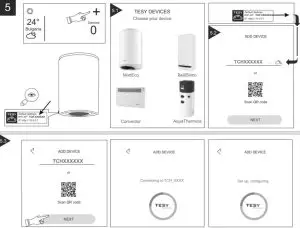 TESY GCV 80 47 24D C22 ECW Electric Water Heater - Аdd Cloud Device via 4