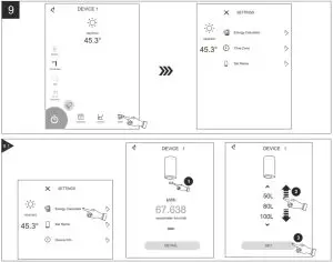 TESY GCV 80 47 24D C22 ECW Electric Water Heater - Additional settings