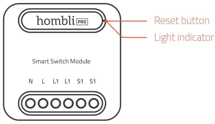 hombli-Pro Smart Switch Module - button