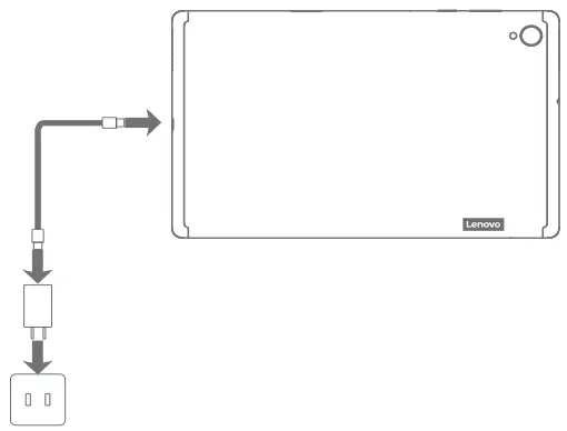 Lenovo TB X6C6F Tab K10 Tablet - Charging