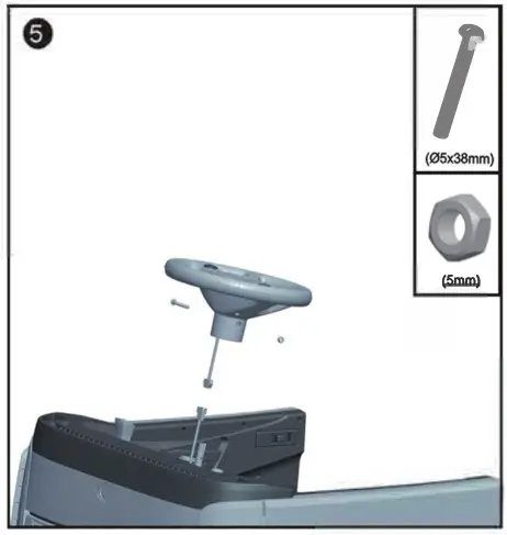 CHAMPION TY327938 12 Volt Electric Kids Ride on Car - Assembly 5