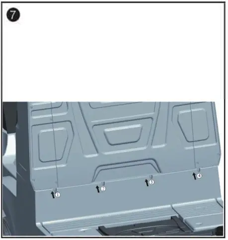 CHAMPION TY327938 12 Volt Electric Kids Ride on Car - Assembly 7