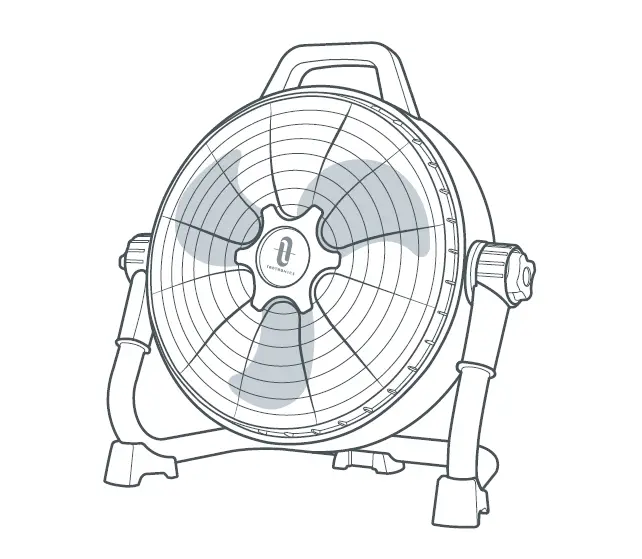 Taotronics Tt-tf013 Rechargeable Floor Fan User Manual