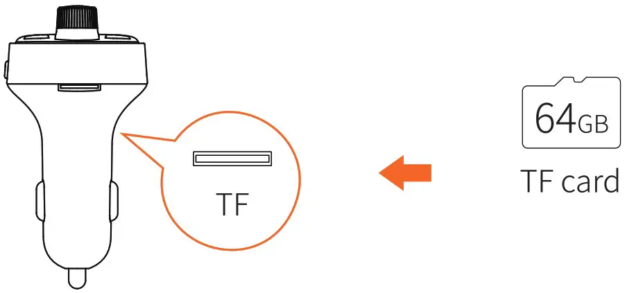 Dongguan Deruichen Electronics C87B Car Bluetooth MP3 Player FM Transmitter - Play music from TF card