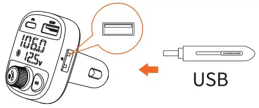 Dongguan Deruichen Electronics C87B Car Bluetooth MP3 Player FM Transmitter - Play music from USB flash drive