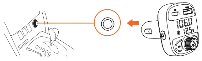 Dongguan Deruichen Electronics C87B Car Bluetooth MP3 Player FM Transmitter - for playing