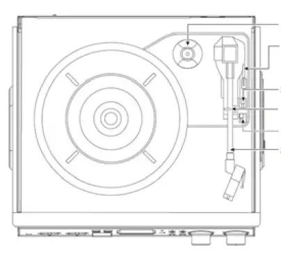 Dosound Electronics TR-18CD Classical Turntable with AM FM Radio-2