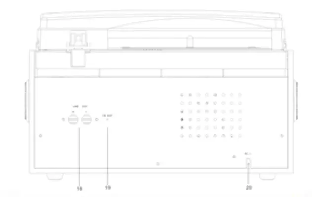 Dosound Electronics TR-18CD Classical Turntable with AM FM Radio-3