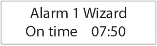 soundmaster UR190 Digital Radio Clock - Setting alarms 2