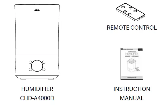 PINGI CHD-A4000D Ultrasonic Humidifier fig 3
