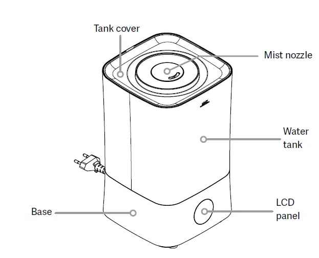 PINGI CHD-A4000D Ultrasonic Humidifier fig 4