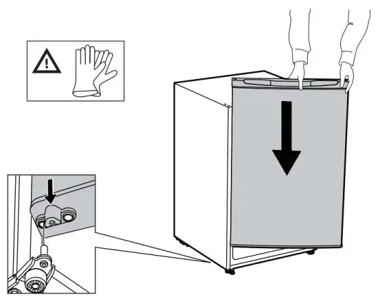 IKEA Lagan Fridge with Freezer Compartment Freestanding - 12