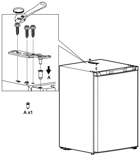 IKEA Lagan Fridge with Freezer Compartment Freestanding - 13