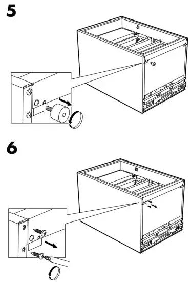 IKEA Lagan Fridge with Freezer Compartment Freestanding - 7