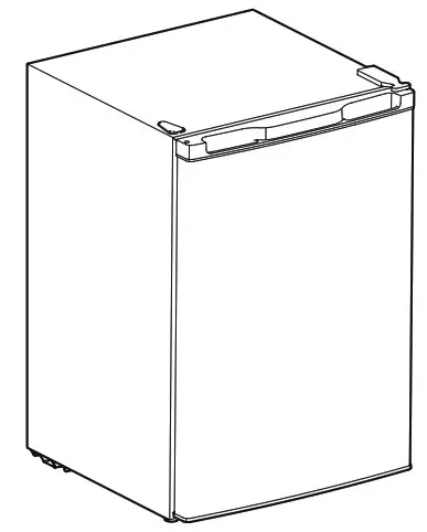 IKEA Lagan Fridge with Freezer Compartment Freestanding