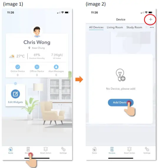 MOMAX AP7S Ultra-Air Plus IoT UV Hot and Cool Purifying Fan - Add Device