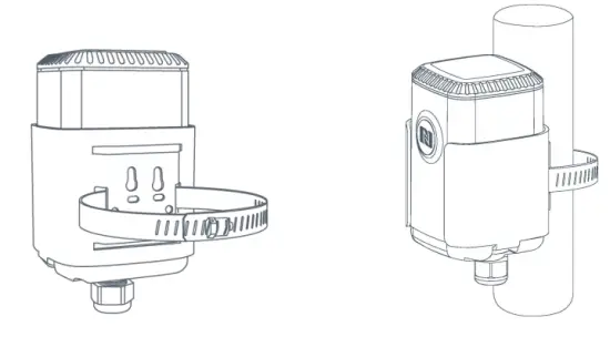 Milesight EM500 Series Outdoor Environment Monitoring Sensor Featuring LoRaWAN - Mounting 1