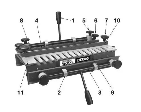 LUMBERJACK -DTJ300 300mm- Dovetail- Jig- User-FIG 3