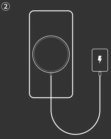 WEIJIEXUN W01 Magnetic Wireless Charger - type c 2