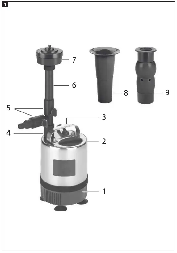 MEEC TOOLS 015272 Fountain Pump Instruction Manual - Fig. 1