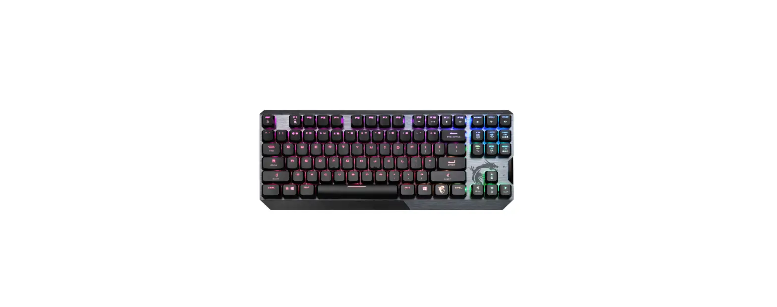 Msi Gk50 Vigor Low Profile Tkl Gaming Keyboard User Manual