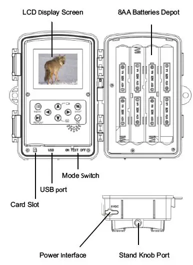 SunTek DL023 20MP HD Trigger Time Waterproof Night Vision Camera-FIG2.