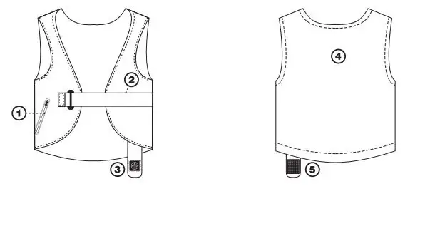 ORORO HEATED ADJUSTABLE VEST 2