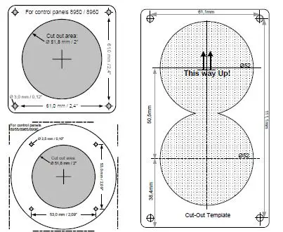 SIDE-POWER 8909C Control Panel fig 3