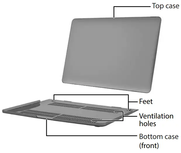INSIGNIA NS MMP132G C MacBook Hard Shell Case - PRODUCT OVERVIEW