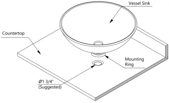 Above Counter Installation Instructions