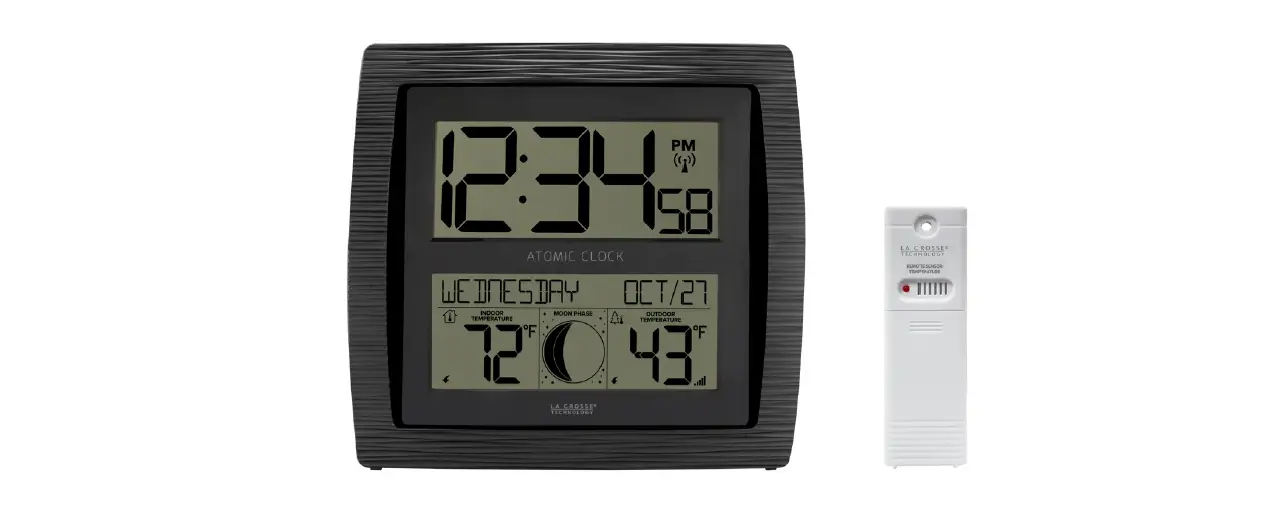 La Crosse Technology Bbb86118v3 Curved Digital Atomic Wall Clock With Moon Phase User Guide La Crosse Technology Bbb86118v3 Curved Digital Atomic Wall Clock With Moon Phase User Guide