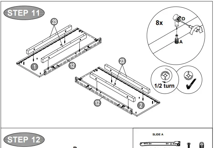 A T HOME GREY 3+2 Drawer Chest5485