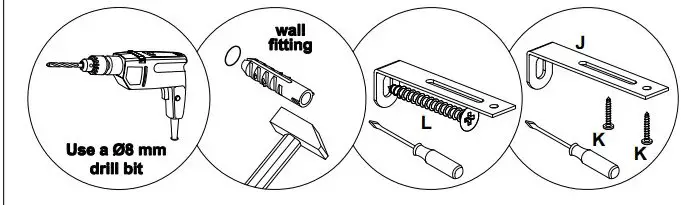 A T HOME GREY 3+2 Drawer Chest54kkj